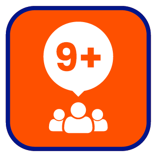 <p style="text-align: left;">9+ klanttevredenheid</p>